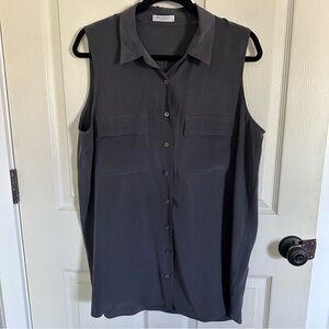 Equipment Silk Sleeveless Shirt/Dress